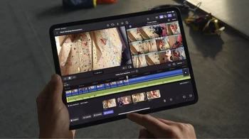 iPad Pro 2024 menggunakan struktur OLED tandem. Ini memungkinkan layar mencapai kecerahan puncak 1.000 nits dan 1.600 nits untuk konten HDR. Apple pun mengadopsi kaca bertekstur nano baru yang diukir secara presisi. Ini guna menjaga kualitas dan kontras gambar sekaligus menghamburkan cahaya sekitar untuk mengurangi silau. Foto: Apple