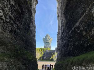 GWK Tiadakan Kembang Api Tahun Baru 2026, Diganti Laser Show