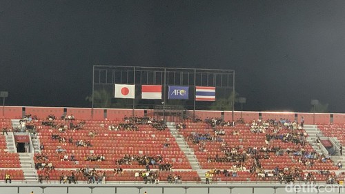 Laga Jepang versus Thailand di Stadion Kapten I Wayan Dipta Gianyar, Selasa (7/5/2024).