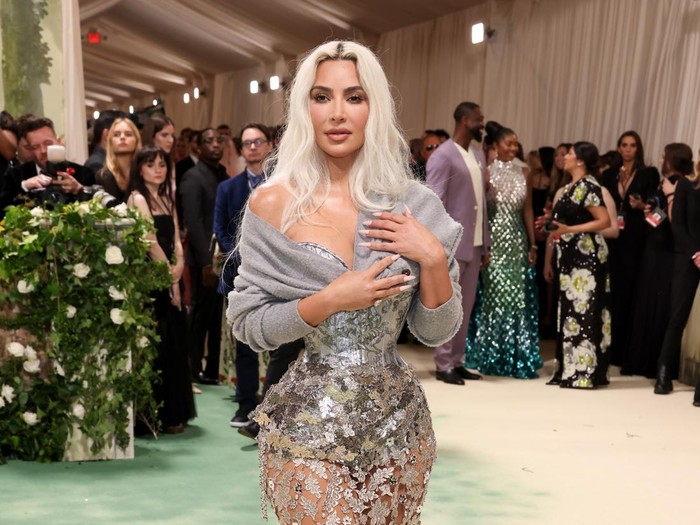 Kim Kardashian at the Fourth Annual Academy Museum Gala held at Academy Museum of Motion Pictures on October 19, 2024 in Los Angeles, California. (Photo by Michael Buckner/Variety via Getty Images)