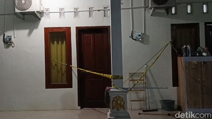 Lokasi penemuan mayat wanita di dalam kamar kos di Dukuh Milingan, Kelurahan Karangasem Utara, Kabupaten Batang, Selasa (7/5/2024) petang.
