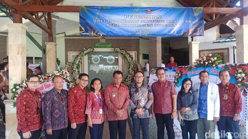 Peresmian Layanan Jantung dan Otak Paripurna di RSUD Buleleng, Selasa (7/5/2024). (Made Wijaya Kusuma/detikBali)