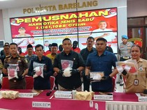 Polresta Barelang Musnahkan 3 Kg Sabu, Tangkap 7 Pelaku