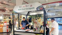 MLA (Meat & Livestock Australia) bersama Ranch Market mengadakan acara NSW Beef Escapade dalam rangka memperkenalkan produk Australia. Khusunya daging sapi Australia. Foto: Detikcom / Atiqa Rana