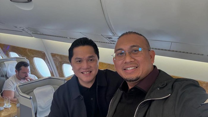 Andre Rosiade bersama Erick Thohir