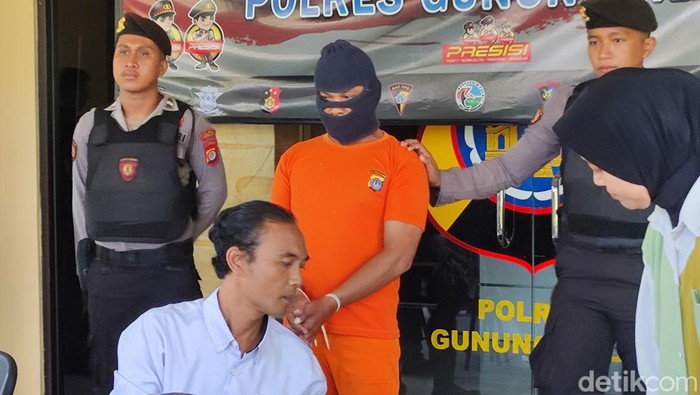 AS pelaku begal payudara di Jalan Panggang-Imogiri dibekuk polisi. AS mengaku melakukan aksi cabul itu karena dendam. Foto diambil Rabu (8/5/2024).