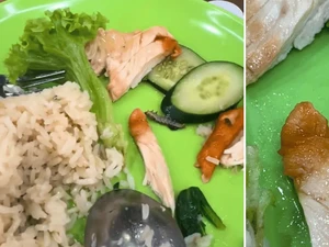 Beli Nasi Ayam di Kopitiam, Pengunjung Ini Dapat Bonus Ulat!