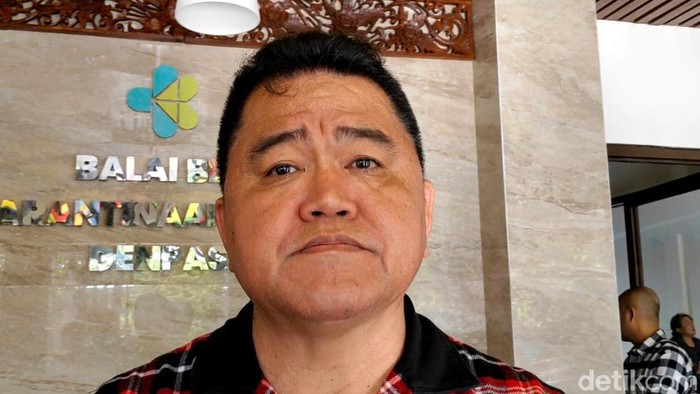 Dirjen P2P Kemenkes Maxi Rein Rondonuwu ditemui di kawasan Tuban, Badung, Bali, Selasa (7/5/2024). (Agus Eka/detikBali) Dirjen P2P Kemenkes Maxi Rein Rondonuwu ditemui di kawasan Tuban, Badung, Bali, Selasa (7/5/2024). (Agus Eka/detikBali)