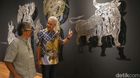 Sebelumnya, Mahfud MD juga hadir saat pembukaan pameran.