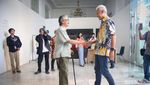 Ganjar Semringah di Pameran Butet Kartaredjasa