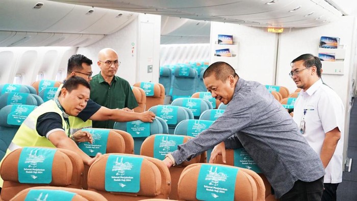 Garuda Indonesia Group dalam persiapan jelang musim Haji 2024.