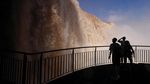 Hujan Lebat di Brasil Bikin Air Terjun Iguazu Meluap