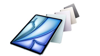 Hadir dalam empat pilihan warna, yakni space gray, starlight, purple dan blue. / Foto: Apple