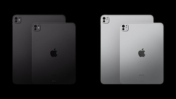 iPad Pro 2024 hadir mulai bisa dipesan 7 Mei, namun mulai dijual di toko Apple pada 15 Mei mendatang. Hadir dalam warna silver dan space black. Foto: Apple