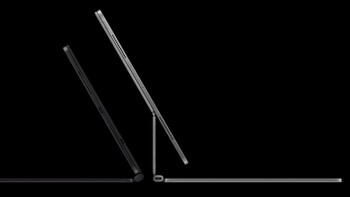 Dan tentu saja ada Magic Keyboard baru. Apple membuatnya lebih tipis dan ringan menjadikannya lebih portabel dan serbaguna dibandingkan sebelumnya. Foto: Apple