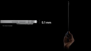 iPad Pro 2024 13 inch dibuat dengan ketebalan 5,1 mm, Apple mengklaim ini perangkat tertipis mereka yang pernah ada. Foto: Apple