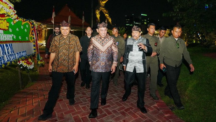 Kapolri Jenderal Listyo Sigit di Keraton Majapahit Jakarta