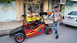 Kreatif! Pria Ini Bikin Mobil dari Barang Bekas untuk Antar Makanan