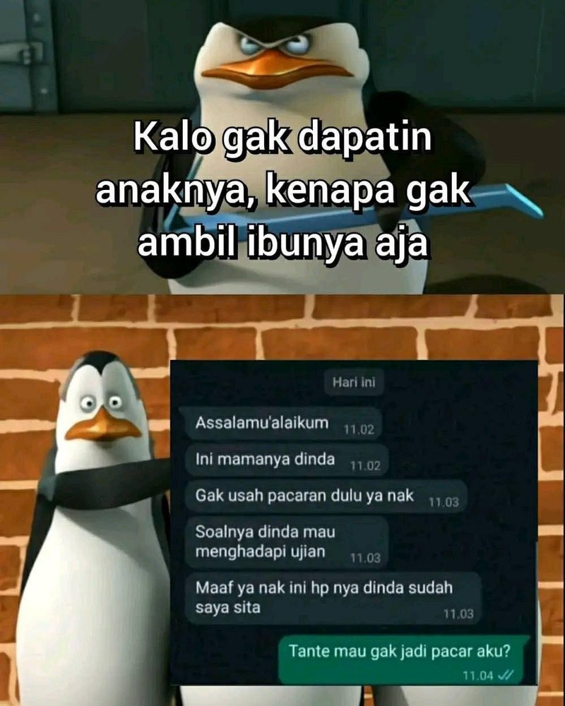 Chat berikut ini jadi gambaran bahwa warga +62 lumayan random orang-orangnya. Ada aja tingkahnya yang bikin nyengir.