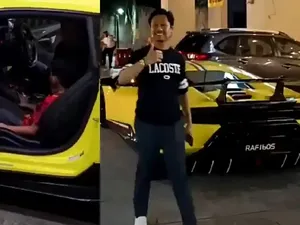 Viral, Pria Ajak Bocah Pejuang Kanker Naik Lamborghini Milliknya