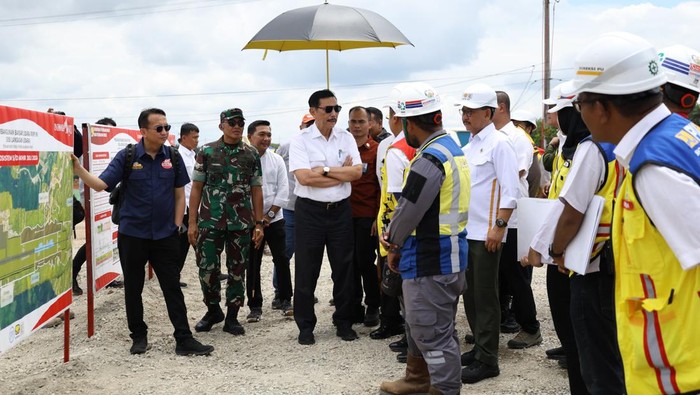Menteri Koordinator Bidang Kemaritiman dan Investasi (Menko Marves), Luhut Binsar Pandjaitan.