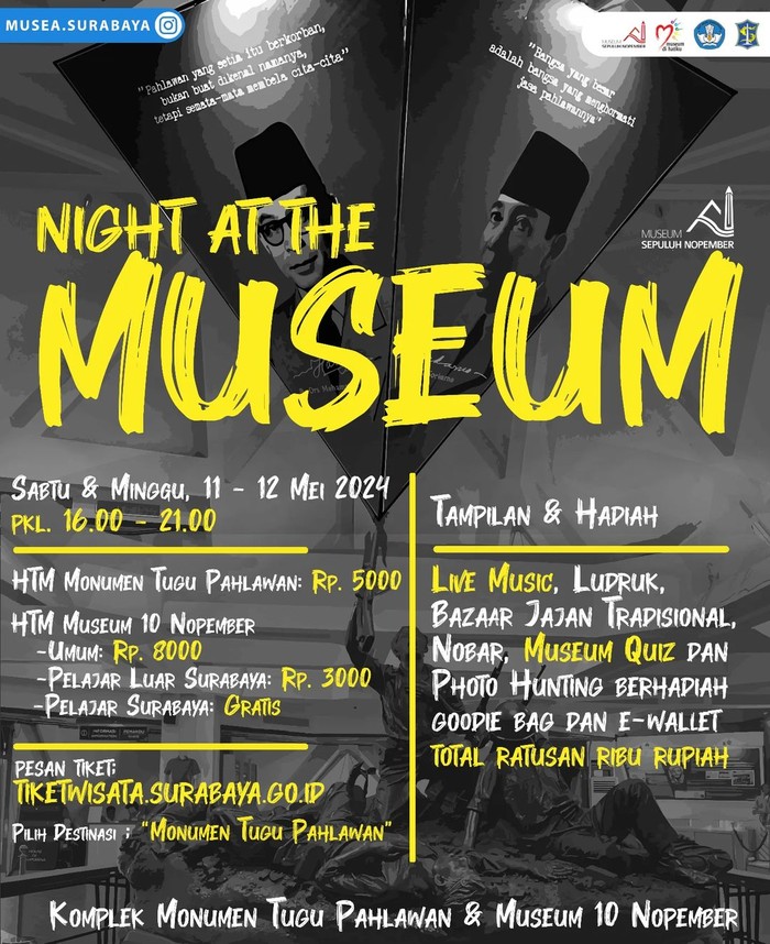 Night at the Museum Kembali Digelar, Ada Ludruk hingga Live Music