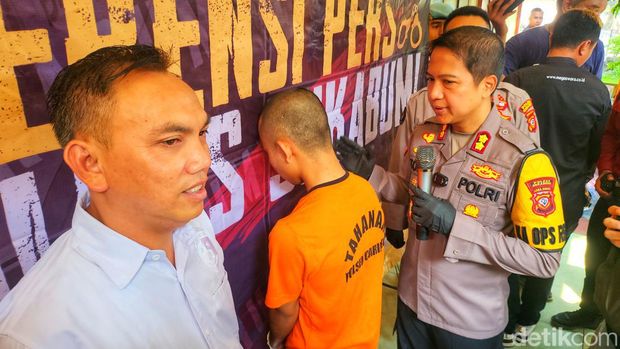 Penampakan Adi berbaju tahanan usai habisi nyawa Ceceu