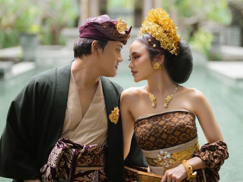 Potret Pre Wedding Mahalini & Rizky Febian, Pakai Adat Bali Meski Nanti Menikah Secara Islam