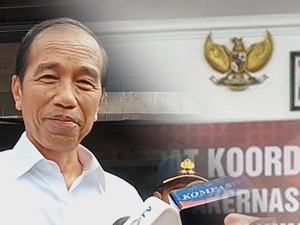 Urusan Tak Ada Fotonya di PDIP Sumut Dibalas Jokowi dengan Senyuman