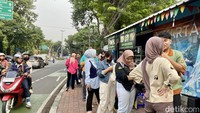 Puding yang viral tersebut bernama Puding Paman Barito yang berlokasi di Jl Barito, Kebayoran Baru, Jakarta Selatan. Foto: detikcom/Riska Fitria