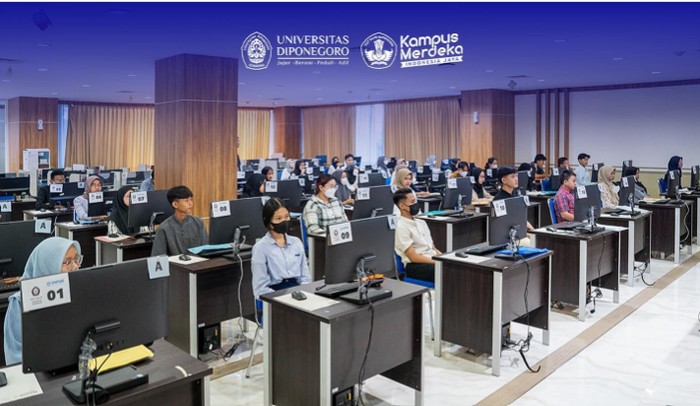 Suasana UTBK 2024 di Undip