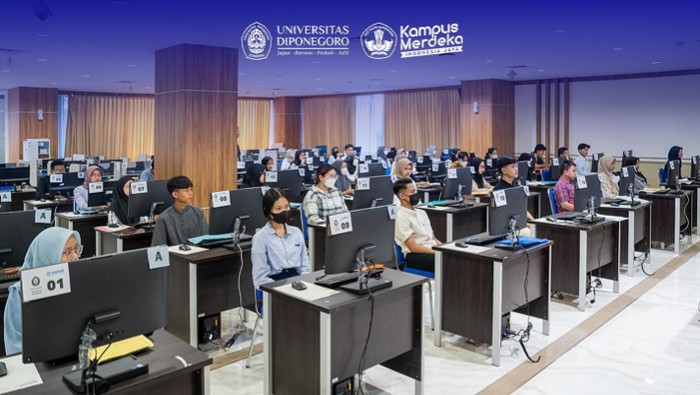 Suasana UTBK 2024 di Undip
