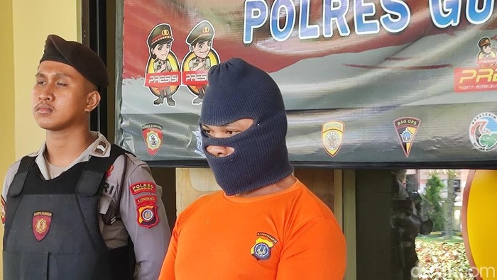 Tampang AS pelaku begal payudara di Jalan Imogiri-Panggang. Foto diambil Rabu (8/5/2024).