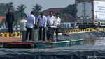 Tawa Semringah Jokowi Saat Resmikan Modeling Tambak Budi Daya Ikan Nila