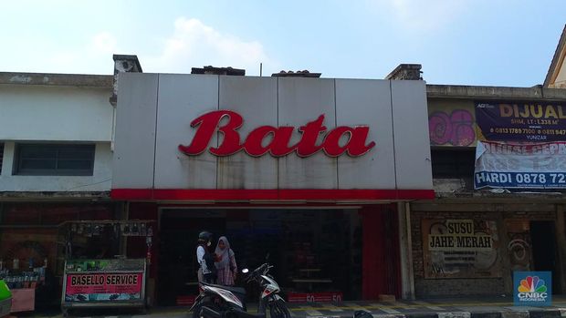 Toko Bata jalan Merdeka Bogor, Jawa Barat, Rabu (8/5/2023). (CNBC Indonesia/Martyasari Rizky)