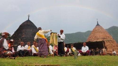 Upacara Penti di Manggarai NTT. (Dok Kemdikbud)