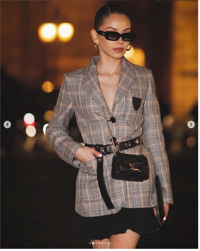 Alyssa Daguise yang fashionista kerap diundang ke acara fashion dunia seperti Paris Fashion Week.Inilah penampilan Alyssa Daguise saat menghadiri fashion show Louis Vuittong Fall/Winter 2024. Foto: Dok. Instagram Alyssa Daguise