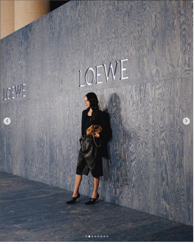 Menjadi fashionista, Alyssa Daguise diundang ke China untuk menghadiri Loewe Crafted World di Shanghai. Foto: Dok. Instagram Alyssa Daguise