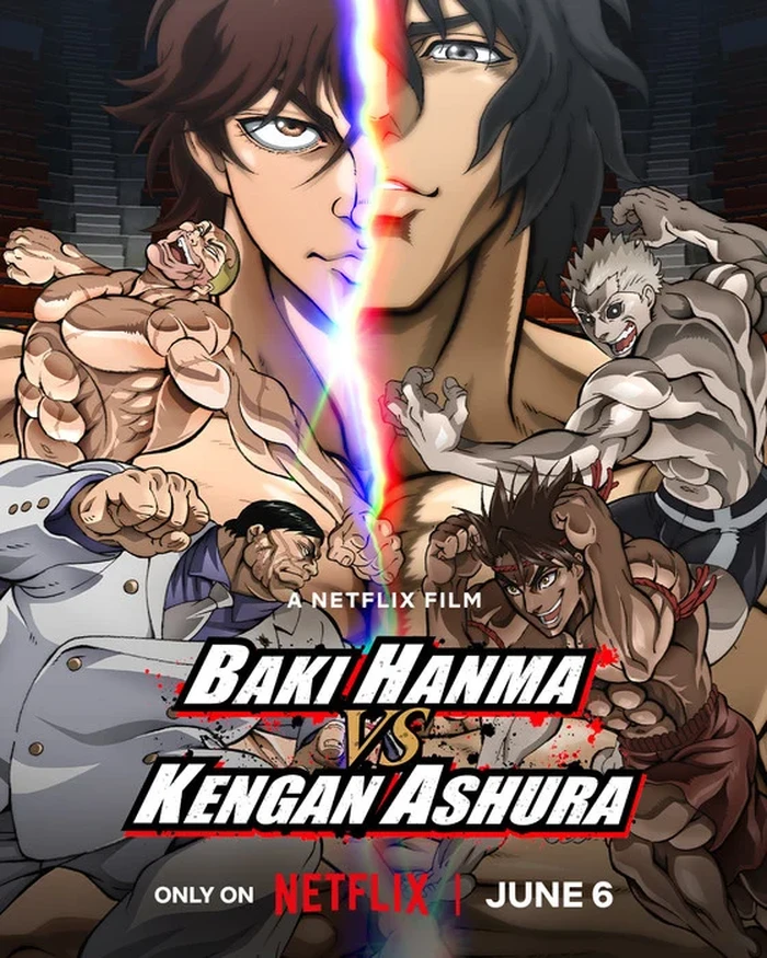 Anime Baki Hanma vs Kengan Ashura di Netflix Anime Baki Hanma vs Kengan Ashura di Netflix