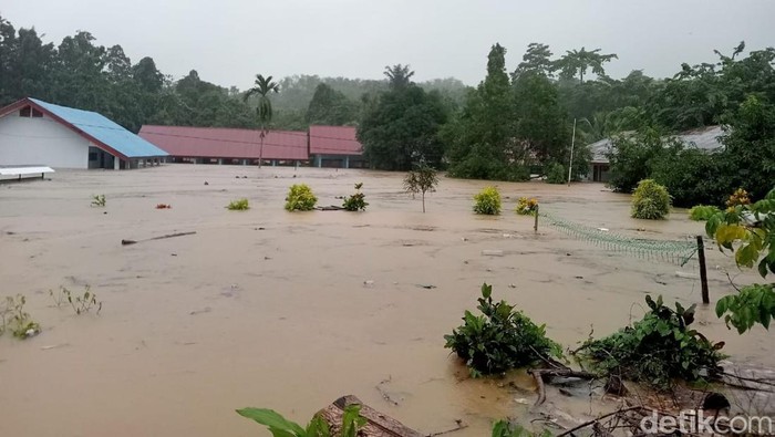 Banjir di Kabupaten Wajo, Sulsel.