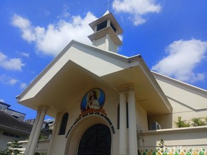 Gereja Hati Kudus Palembang Gelar Ibadah Kenaikan Yesus Kristus Sore Ini