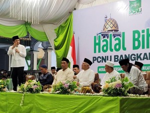 Emil Dardak Dapat Gelar Gus Saat Hadiri Halal Bihalal PCNU Bangkalan