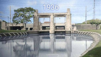 Pintu Air Manggarai dulu dan sekarang, sangat berbeda ya. Foto: TikTok/@geminiranja