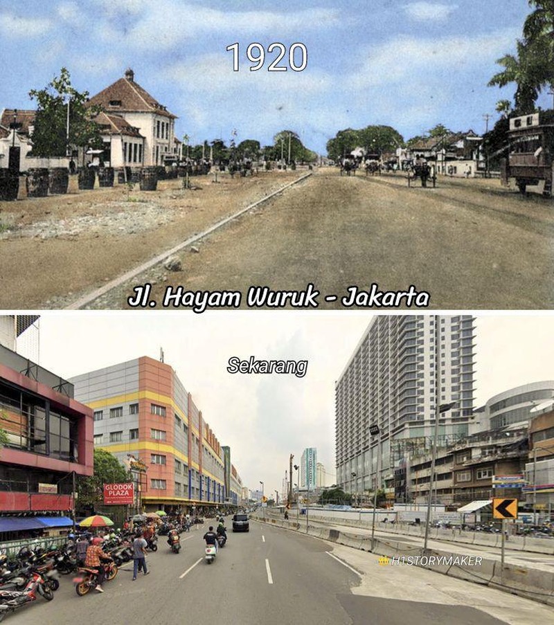 Jakarta Dulu vs Sekarang