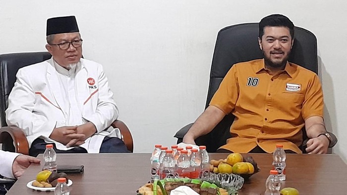 Ketua DPW PKS Sumut Usman Jakfar dan Ketua DPD Hanura Sumut El Adrian Shah. (Istimewa)