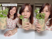 Kopi Daun Bawang Viral, Food Influencer Ini Juga Coba Kopi Daun Ketumbar