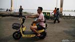 Libur Panjang, Pantai Ancol Diserbu Pengunjung