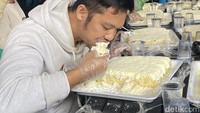 Lomba makan kue viral digelar di Amor cake dan bakery Kota Sukabumi di long weekend pekan ini