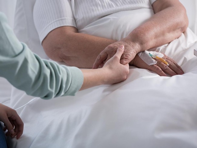 Ilustrasi orang sakit