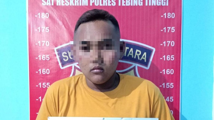 Pelaku penculikan dan pemerkosaan anak di Tebing Tinggi usai ditangkap. (Dok Polres Tebing Tinggi)
